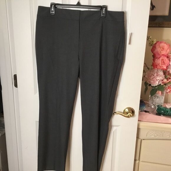 NWT The Limited Women’s Sz. 14S Gray Straight Leg Trousers - Picture 3 of 9